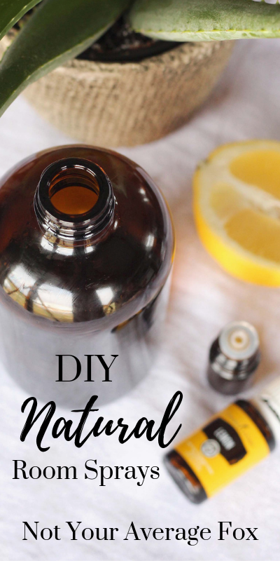 homemade room spray, lemon essential oils, purification essential oils